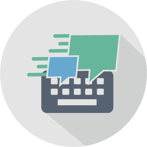 Saved message templates